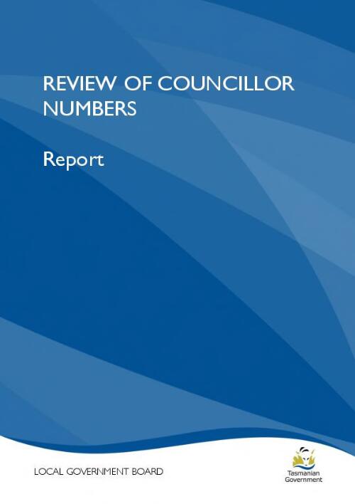 Report on a review of councillor numbers / Local Government Board