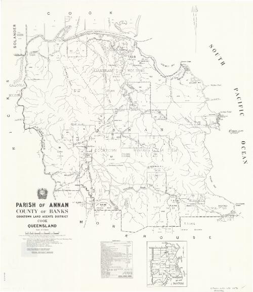 Parish of Annan, County of Banks [cartographic material] / drawn and published at the Survey Office, Department of Lands