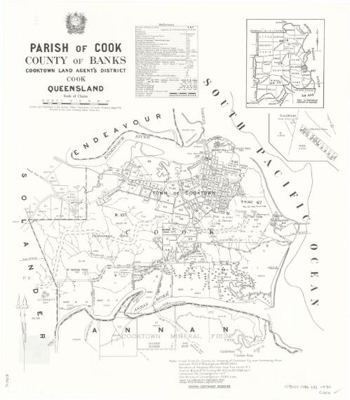Parish of Cook, County of Banks [cartographic material] / drawn and published at the Survey Office, Department of Lands