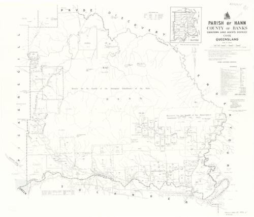 Parish of Hann, County of Banks [cartographic material] / drawn and published by the Department of Mapping and Surveying