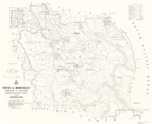 Parish of Monkhouse, County of Banks [cartographic material] / drawn and published by the Department of Mapping and Surveying, Brisbane