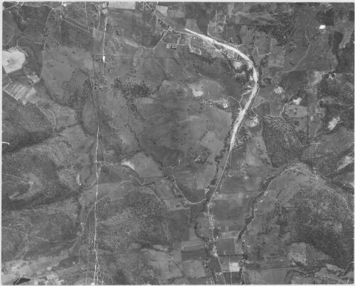 [Midland Highway upgrade construction work, Dysart region, Tasmania, ca. 1960s?] [cartographic material]