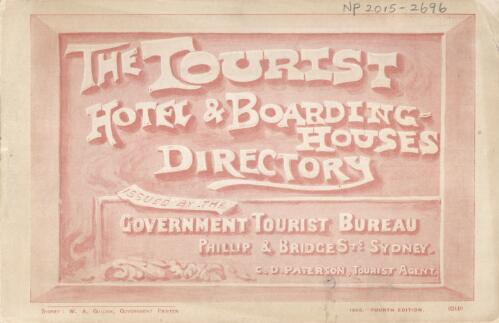 The tourist hotel and boarding house directory