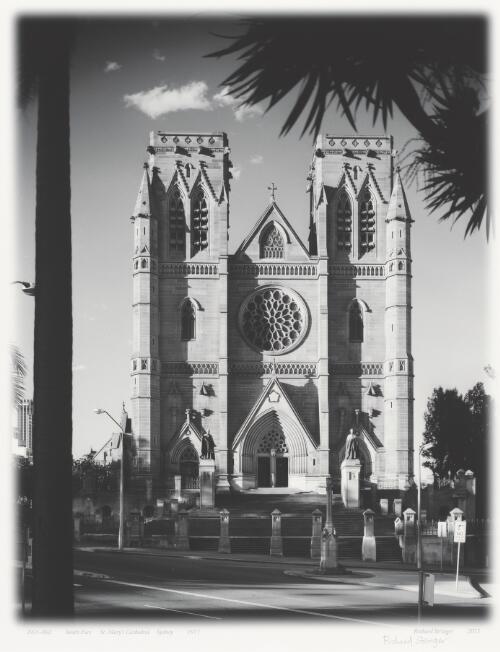 South face of St Mary's Cathedral, Sydney, 1977 / Richard Stringer