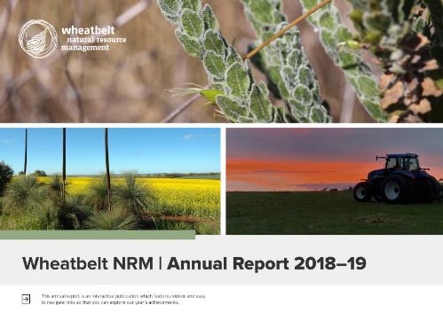 Annual report / Wheatbelt Natural Resource Management