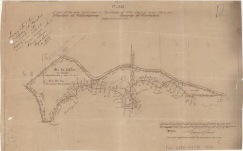Plan of part of the land comprised in Certificate of Title, Volume 4392, Folio 241 [cartographic material] : Parish of Wollongong, County of Camden / George Dovers, surveyor