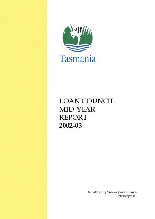 Loan Council outcomes report