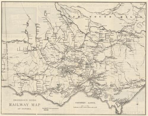 Bradshaw's guide [cartographic material] : railway map of Victoria