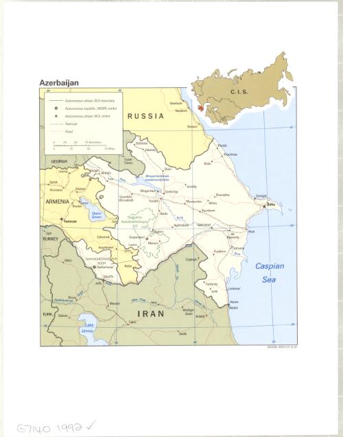 Azerbaijan [cartographic material]
