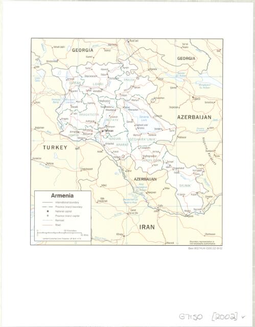 Armenia [cartographic material]