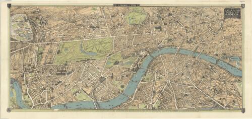 The enlarged pictorial plan of London : London in 1911 / H.T. Spurll