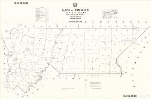 Parish of Burraburri, County of Auburn [cartographic material] / drawn and published at the Survey Office, Department of Lands