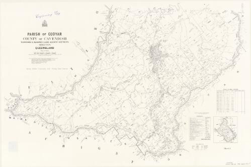 Parish of Cooyar, County of Cavendish [cartographic material] / drawn and published by the Department of Mapping and Surveying