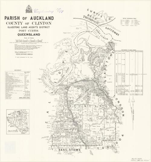 Parish of Auckland, County of Clinton [cartographic material] / Drawn and published by the Department of Mapping and Surveying
