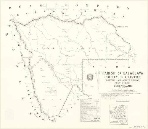 Parish of Balaclava, County of Clinton [cartographic material] / drawn and published at the Survey Office, Department of Lands