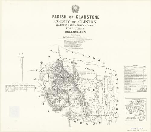 Parish of Gladstone, County of Clinton [cartographic material] / drawn and published at the Survey Office, Department of Lands