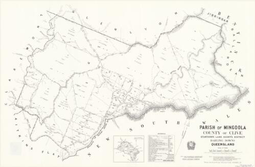 Parish of Mingoola, County of Clive [cartographic material] / drawn and published at the Survey Office, Department of Lands