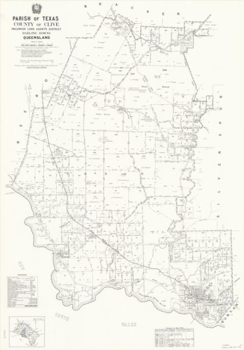Parish of Texas, County of Clive [cartographic material] / drawn and published at the Survey Office, Department of Lands
