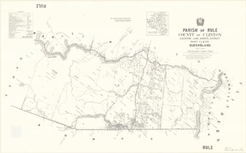 Parish of Rule, County of Clinton [cartographic material] / drawn and published at the Survey Office, Department of Lands