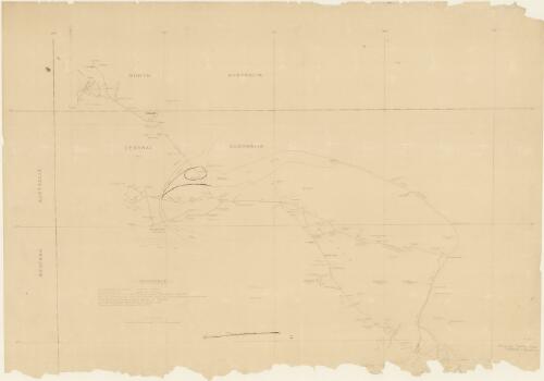 [North Australia and Central Australia] [cartographic material] / drawn by Lands & Survey Branch, Department of Works, Commonwealth of Australia from field notes of Terry (1928) expedition