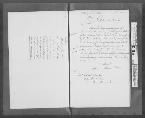 Gibraltar : Original correspondence, 1830-1841 [microform]/ as filmed by the AJCP