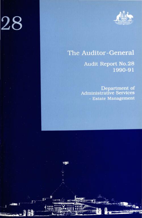 Department of Administrative Services : estate management / the Auditor-General