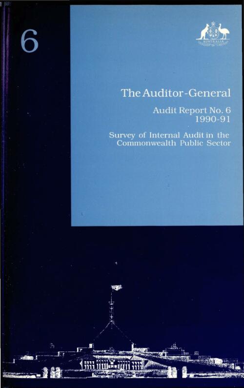 Survey of internal audit in the Commonwealth public sector / Auditor General