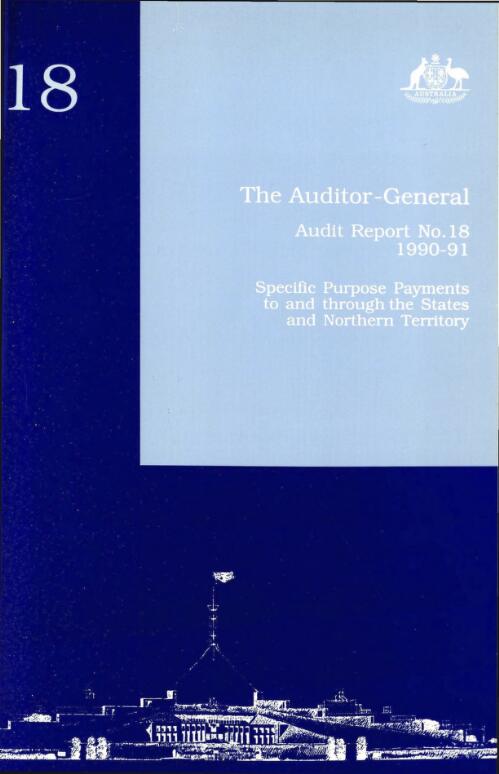 Specific purpose payments to and through the states and Northern Territory / the Auditor-General