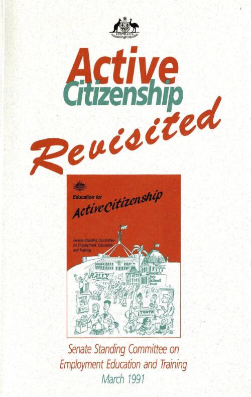 Active citizenship revisited : a report / by the Senate Standing Committee on Employment, Education and Training