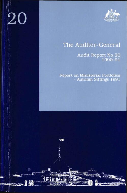 Report on ministerial portfolios : Autumn sittings 1991 / Auditor-General