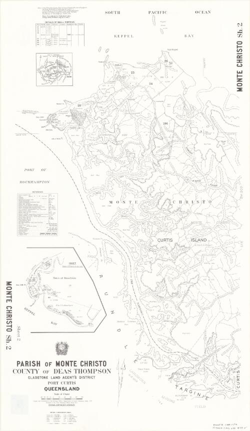 Parish of Monte Christo, County of Deas Thompson [cartographic material] / drawn and published at the Survey Office, Department of Lands