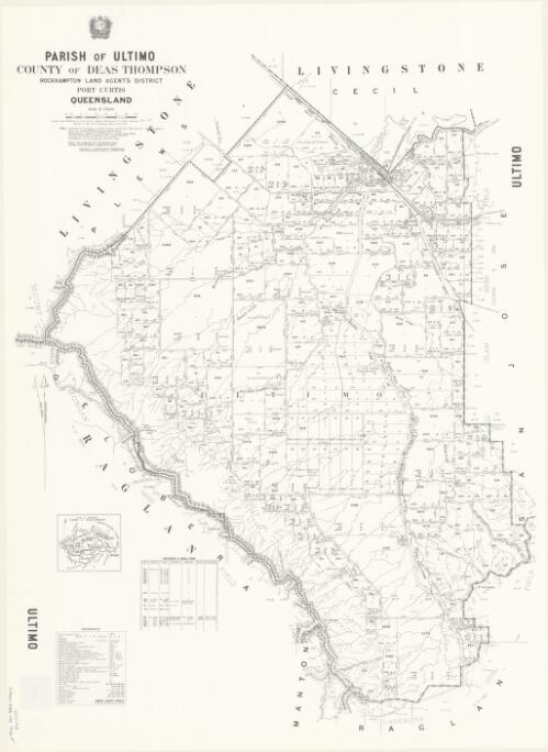 Parish of Ultimo, County of Deas Thompson [cartographic material] / drawn and published at the Survey Office, Department of Lands