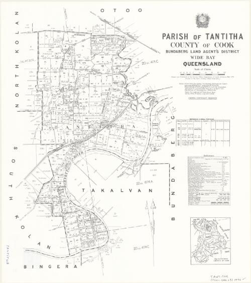 Parish of Tantitha, County of Cook [cartographic material] / drawn and published at the Survey Office, Department of Lands
