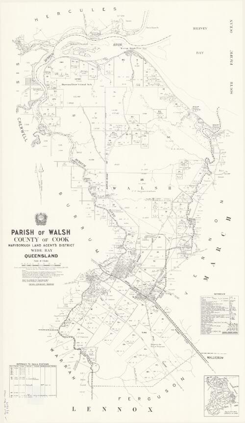 Parish of Walsh, County of Cook [cartographic material] / drawn and published at the Survey Office, Department of Lands