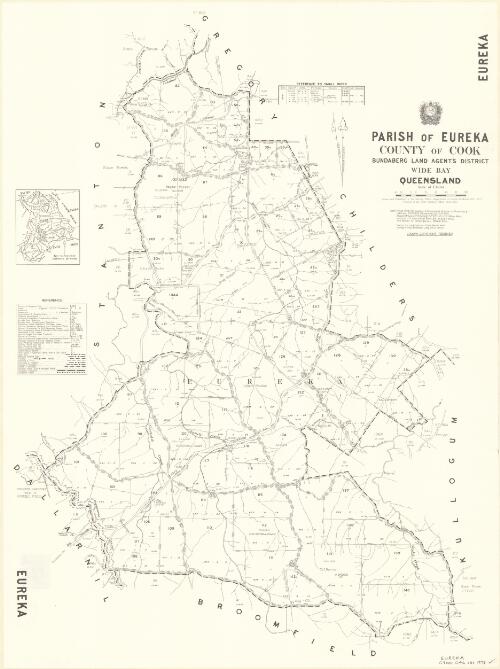 Parish of Eureka, County of Cook [cartographic material] / drawn and published at the Survey Office, Department of Lands