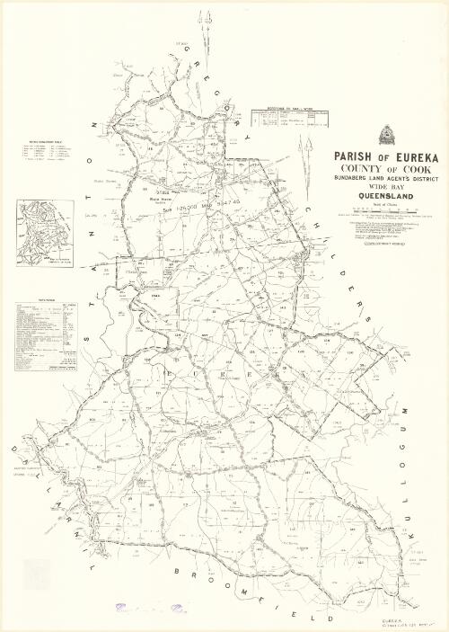 Parish of Eureka, County of Cook [cartographic material] / drawn and published by the Department of Mapping and Surveying, Brisbane