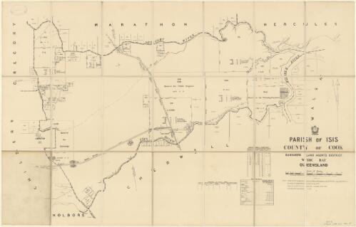 Parish of Isis, County of Cook [cartographic material] / printed and published at the Survey Department