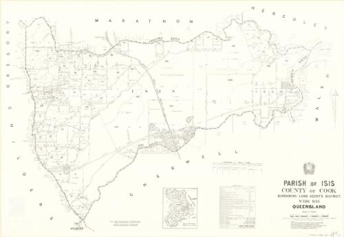 Parish of Isis, County of Cook [cartographic material] / drawn and published at the Survey Office, Department of Lands