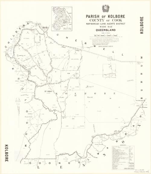 Parish of Kolbore, County of Cook [cartographic material] / drawn and published at the Survey Office, Department of Lands