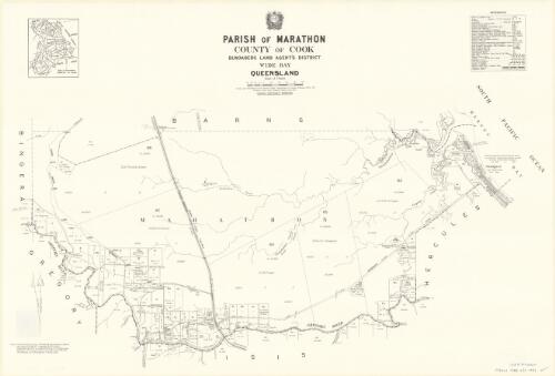Parish of Marathon, County of Cook [cartographic material] / drawn and published at the Survey Office, Department of Lands