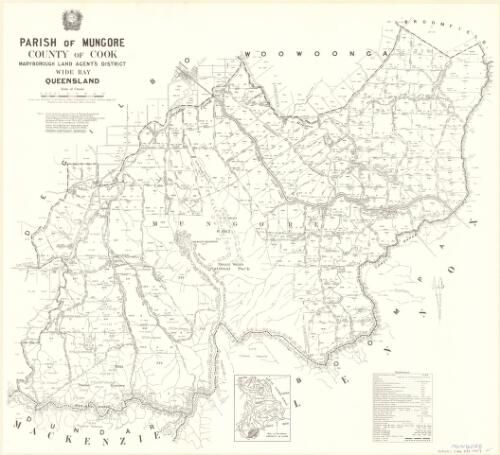 Parish of Mungore, County of Cook [cartographic material] / drawn and published at the Survey Office, Department of Lands
