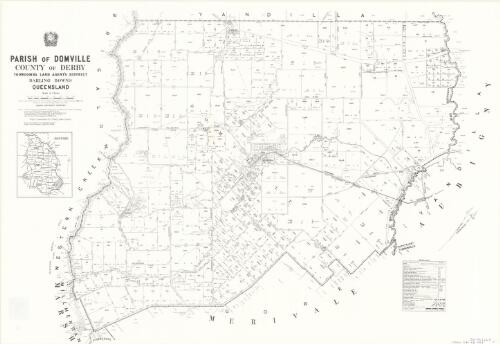 Parish of Domville, County of Derby [cartographic material] / drawn and published at the Survey Office, Department of Lands
