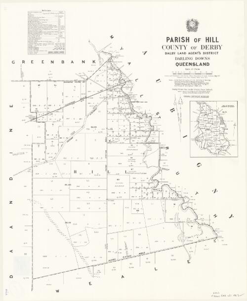 Parish of Hill, County of Derby [cartographic material] / drawn and published at the Survey Office, Department of Lands