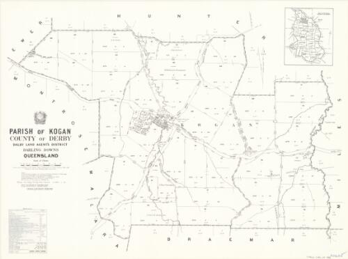 Parish of Kogan, County of Derby [cartographic material] / drawn and published at the Survey Office, Department of Lands