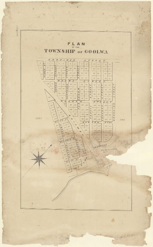Plan of the township of Goolwa [cartographic material]