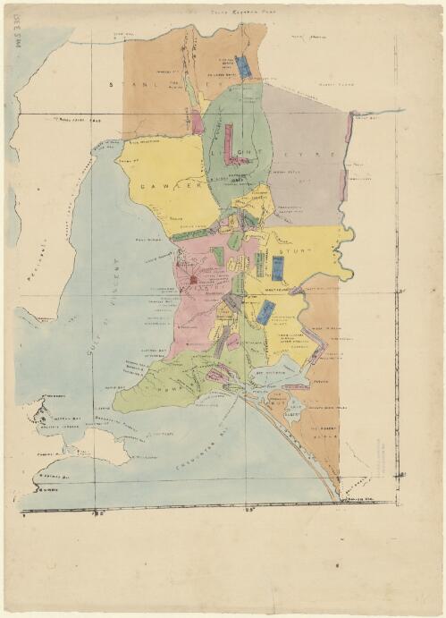 Lithographed south eastern part [of South Australia] [cartographic material]