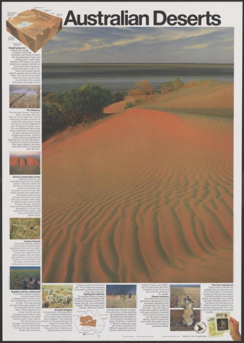Australian deserts / text Peter King ; design and illustration Robert A. Walker