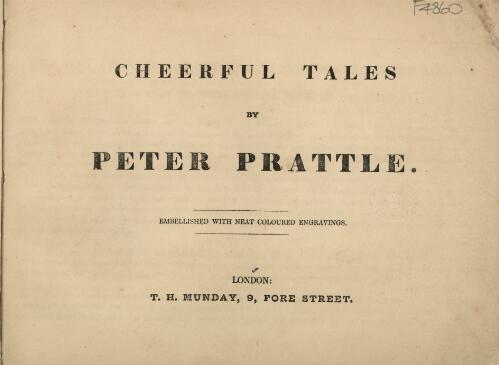 Cheerful tales / by Peter Prattle