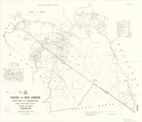 Parish of Ben Lomond, County of Herbert [cartographic material] / Drawn and published by the Department of Mapping and Surveying, Brisbane
