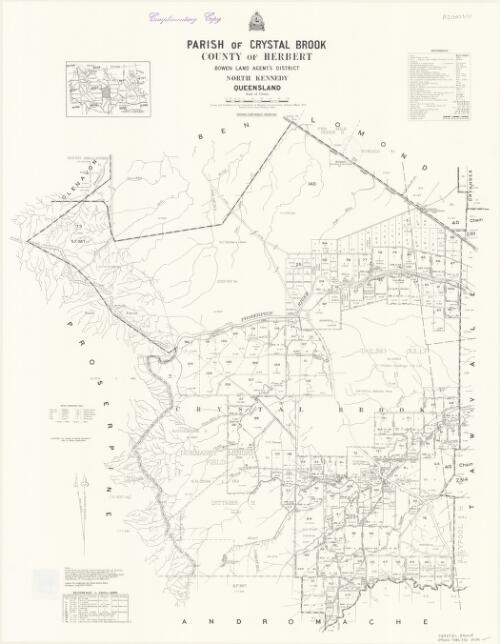 Parish of Crystal Brook, County of Herbert [cartographic material] / Drawn and published by the Department of Mapping and Surveying, Brisbane